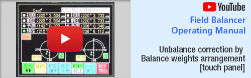 Balance weights arrangement [touch panel]